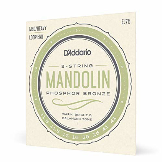 Picture of D'Addario EJ75 Phosphor Bronze Mandolin Strings, Medium/Heavy, 11.5-41