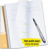 Picture of Five Star Spiral Notebook, 5 Subject, College Ruled Paper, 200 Sheets, 11" x 8-1/2", School, Wired, Purple (38748)