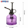 Picture of OFFIDIX Glass Watering Spray Bottle,Plant Mister Watering can Indoor with Bronze Plastic Top Pump, Glass Small Watering Can for Garden, Plants, Cleaning (Purple)