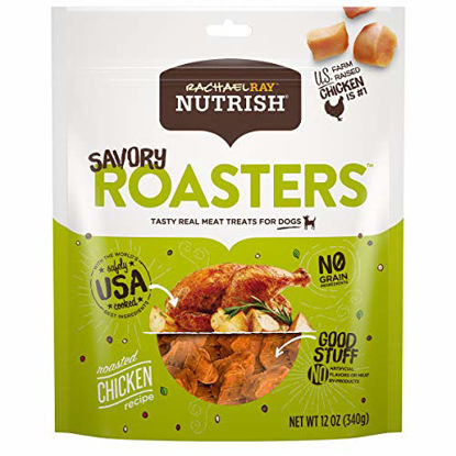 Picture of Rachael Ray Nutrish Savory Roasters Real Meat Dog Treats, Roasted Chicken Recipe, 12 Ounces, Grain Free