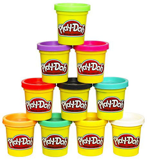 Picture of Play-Doh Modeling Compound 10 Pack Case of Colors, Non-Toxic, Assorted Colors, 2 Oz Cans, Ages 2 & Up, (Amazon Exclusive), Multicolor