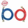 Picture of TT FLEX UPC Approved Red and Blue Rubber Washing Machine Fill Connector Inlet Hose,3/4"FHT3/4"FHT,6FT