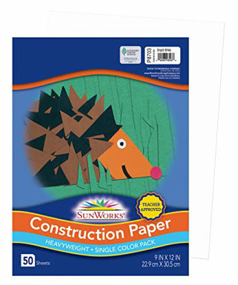 SunWorks Heavyweight Construction Paper, 9 x 12 Inches, Holiday Green, Pack of 100