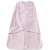 Picture of Halo Micro Fleece Sleepsack Swaddle Wearable Blanket, Soft Pink, Newborn