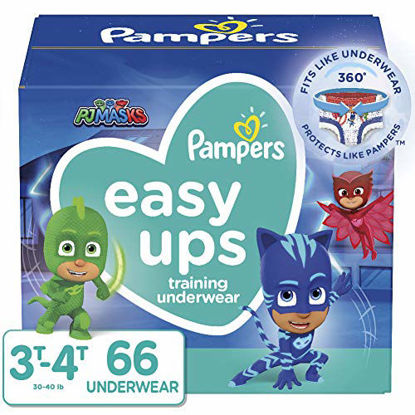 Picture of Pampers Easy Ups Training Pants Boys and Girls, Size 5 (3T-4T), 66 Count, Super Pack