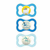 Picture of MAM Air Night & Day Pacifiers (1 Night & 2 Day Pacifiers), MAM Sensitive Skin Pacifier 6+ Months, Best Pacifier for Breastfed Babies, Glow in the Dark Pacifier, For Boys