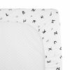 Picture of American Baby Company Printed 100% Cotton Jersey Knit Fitted Crib Sheet for Standard Crib and Toddler Mattresses, Alphabet, for Boys and Girls