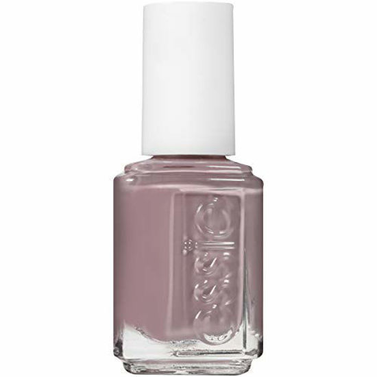 Picture of essie Nail Polish, Glossy Shine Finish, Chinchilly, 0.46 Ounces (Packaging May Vary) Granite Gray