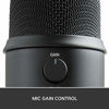 Picture of Blue Yeti USB Mic for Recording & Streaming on PC and Mac, 3 Condenser Capsules, 4 Pickup Patterns, Headphone Output and Volume Control, Mic Gain Control, Adjustable Stand, Plug & Play - Blackout