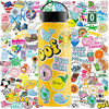 Picture of Aesthetic Stickers, 100 Pack Cute Stickers for Water Bottles, VSCO Stickers for Teens, Waterproof Stickers for Water Bottle, Hydroflask Stickers Waterproof, Water Bottle Stickers, Hydro Flask Stickers