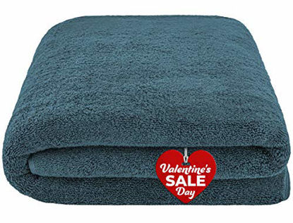 American Soft Linen Oversized Bath Sheet 40x80, Jumbo Large Bath Towels for  Bathroom, 100% Ringspun