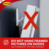 Picture of Command Designer Hooks, Medium, Brushed Nickel, 3-Hooks (17081BN-3ES), Decorate Damage-Free