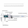 Picture of Kynup Digital Caliper, Caliper Measuring Tool with Stainless Steel, IP54 Waterproof Protection Design, Easy Switch from Inch Metric Fraction, Large LCD Screen (6 Inch /150mm)