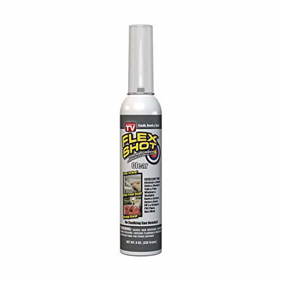 Picture of Flex Shot - Thick Rubber Adhesive Sealant (Jumbo, Clear) 8oz