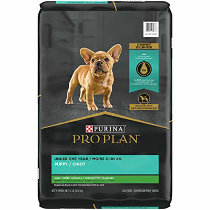 Picture of Purina Pro Plan High Protein Small Breed Dry Puppy Food, Chicken & Rice Formula - 18 lb. Bag