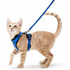 Picture of rabbitgoo Cat Harness and Leash for Walking, Escape Proof Soft Adjustable Vest Harnesses for Cats, Easy Control Breathable Reflective Strips Jacket, Navy, S(Chest: 18" - 20")