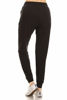 Picture of JGAX128-BLACK-1XL Solid Jogger Track Pants w/Pocket, 1X