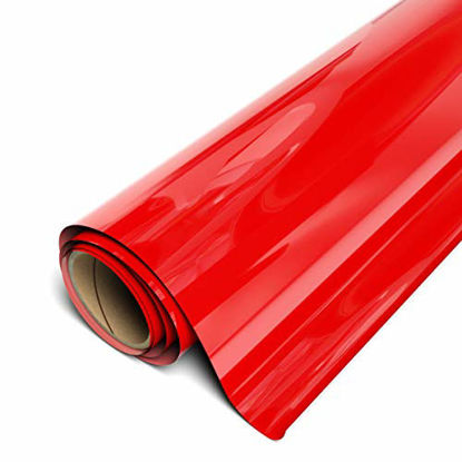 Picture of Siser EasyWeed HTV 11.8" x 15ft Roll - Iron On Heat Transfer Vinyl (Bright Red)