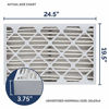 Picture of Aerostar Allergen & Pet Dander 20x25x4 MERV 11 Pleated Air Filter, Made in the USA, (Actual Size: 19 1/2"x24 1/2"x3 3/4"), 6-Pack