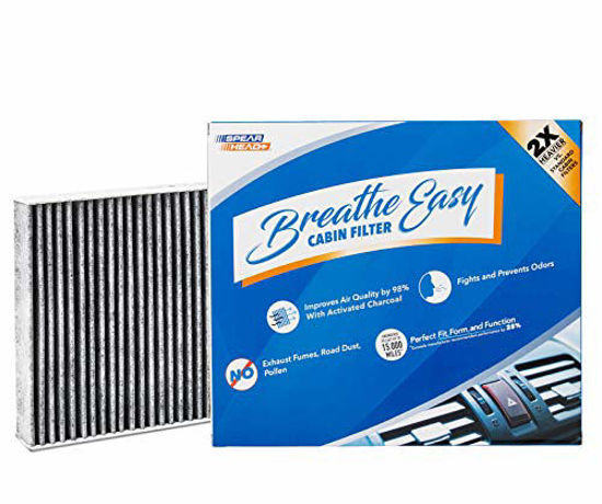 Picture of Spearhead Premium Breathe Easy Cabin Filter, Up to 25% Longer Life w/Activated Carbon (BE-854)