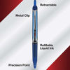 Picture of PILOT Precise V5 RT Refillable & Retractable Liquid Ink Rolling Ball Pens, Extra Fine Point (0.5mm) Blue, 14-Pack (15424)