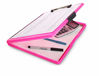 Picture of Dexas 3517-806 Slimcase 2 Storage Clipboard with Side Opening, Neon Pink