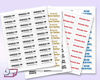 Picture of Laser / Ink Jet White Labels (1" x 2-5/8" - 30 Per Page | 1500 Labels)