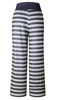 Picture of AMiERY Womens Striped Pants High Waisted Pants for Women Pajama Pants Comfy Wide Leg Pants Lounge Pants Women Sleep Pants (M, Grey Striped)