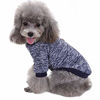 Picture of Pet Dog Classic Knitwear Sweater Warm Winter Puppy Pet Coat Soft Sweater Clothing for Small Dogs (XXS, Navy Blue)