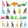 Picture of ValeforToy 82 Piece Mini Dinosaur Toy Set for Dino Party Cupcake Toppers - Assorted Vinyl Plastic Figure