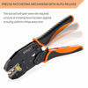 Picture of Crimping Tool For Heat Shrink Connectors - Ratcheting Wire Crimper - Crimping Pliers - Ratchet Terminal Crimper - Wire Crimp Tool by Wirefy