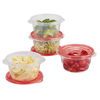 Picture of Rubbermaid TakeAlongs 3.2 Cup Small Bowls Food Storage Container, (4 Pack), Clear