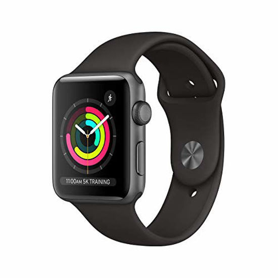 Picture of Apple Watch Series 3 (GPS, 42MM) - Space Gray Aluminum Case with Black Sport Band (Renewed)