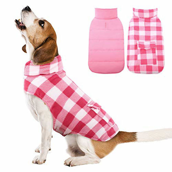 Dog coat with leash on sale hook