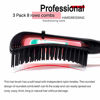 Picture of 3 Pack Hair Detangler Brush for Afro America/African Hair Textured 3a to 4c Kinky Wavy/Curly/Coily/Wet/Dry/Oil/Thick/Long Hair, Detangling Brush for Natural Hair, Exfoliating Your Scalp for Beautiful