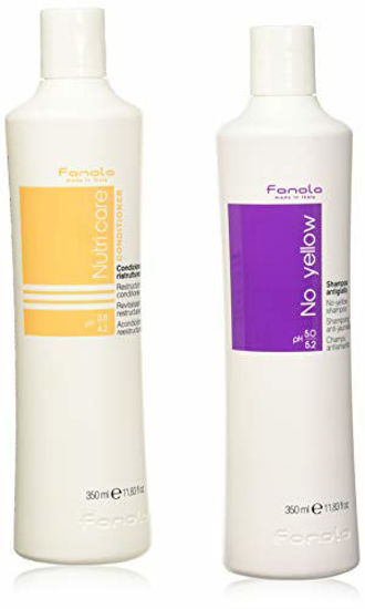Picture of Fanola No Yellow Shampoo 350 ml & Fanola Nutri Care Conditioner 350 ml