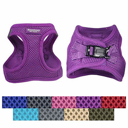 Picture of Downtown Pet Supply No Pull, Step in Adjustable Dog Harness with Padded Vest, Easy to Put on Small, Medium and Large Dogs (Purple, M)