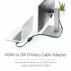 Picture of StarTech.com HDMI Male to DVI Female Adapter - 8-Inch - 1080p DVI-D Gender Changer Cable (HDDVIMF8IN), Black