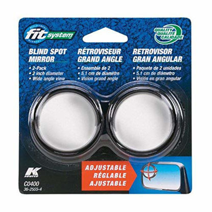 Picture of Fit System C0400 Driver Passenger Side Stick-On Adjustable Blind Spot Mirrors - Pack of 2, other