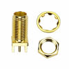 Picture of Yootop 10 Pcs SMA Female Connectors Center Solder with PCB Mount RF Connector SMA-KE