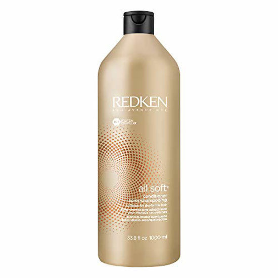 Picture of Redken All Soft Argan Oil Conditioner | For Dry/Brittle Hair | Moisturizes & Provides Intense Softness | 33.8 Fl Oz