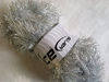 Picture of Large 100 gram skein Silver Light Gray Eyelash Dazzle Ice Metallic Eyelash Yarn