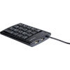 Picture of Targus Ultra Mini USB Keypad with USB Port Connector, True Plug-and-Play Device, Connects with Laptop, Desktop and Other Devices, Black (PAUK10U)