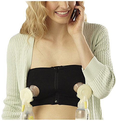 Picture of Medela Easy Expression Hands-Free Bustier, Black, Medium