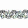 Picture of Expo International Reba Ric Rac Sequin Braid Trim Embellishment, 20-Yard, Silver