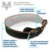 Picture of Valeo VRL4 4" Padded Leather Contoured Weightlifting Lifting Belt with Suede Lining, BLACK, SMALL