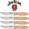 Picture of Jim Beam Steak Knife Set (4 Pack), JB0165, 10", Brown