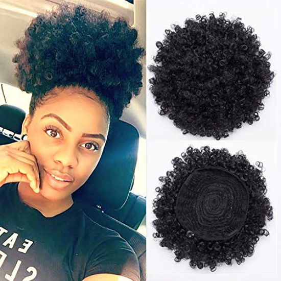 GetUSCart- BEIRA Synthetic Afro Puff Drawstring Ponytail Short