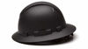 Picture of Pyramex Ridgeline Full Brim Hard Hat, Vented, 4-Point Ratchet Suspension, Matte Black Graphite Pattern