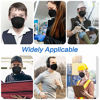 Picture of KN95 Face Mask 25 Pack, Filter Efficiency95%, WWDOLL 5-Ply Black KN95 Masks Protection Against PM2.5 Dust, Pollen and Haze-Proof KN95 Mask Black